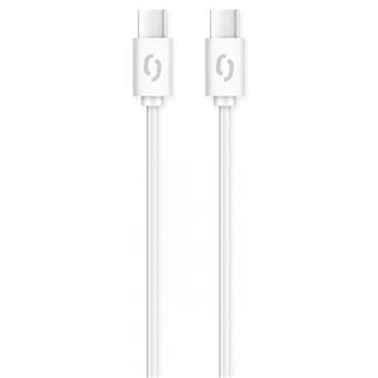 ALIGATOR Datový kabel POWER 3A, USB-C/USB-C, bílý
