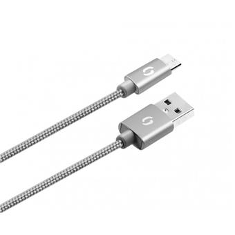 ALIGATOR PREMIUM Datový kabel 2A, Micro USB šedý