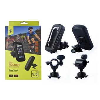 Držák PLUS E6277 BIKE 6.3'' nepromokavý, černý