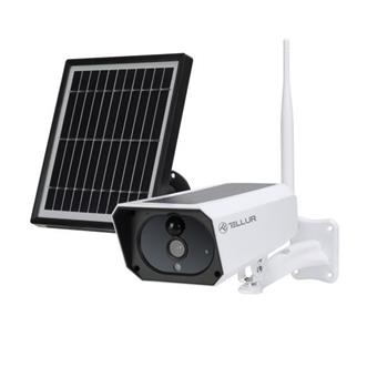Tellur WiFi Smart solární kamera 1080P, IP65, PIR, outdoor, bílá