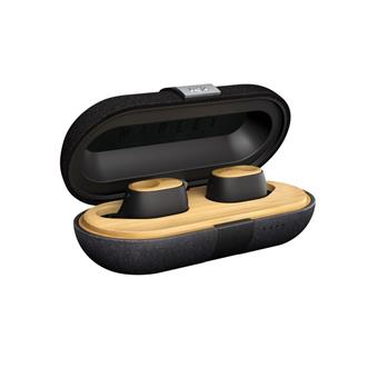 MARLEY Liberate Air - Signature Black, bezdrátové špunty do uší s nabíjecím pouzdrem