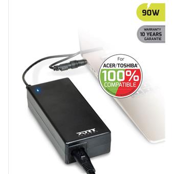 PORT CONNECT ACER/TOSHIBA 100% napájací adaptér k notebooku, 19V, 4,74 A, 90W, 3x ACER/TOSHIBA konektor