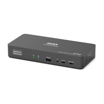 PORT CONNECT Univerzálna dokovacia stanica USB-C, 2× 4K, HDMI / DisplayPort