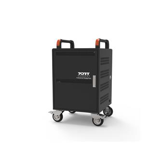 PORT CONNECT CHARGING CABINET 20 Notebooks + RACK 1xU 19’’, černý