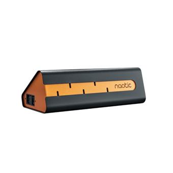 PORT NAOTIC Five Charge, USB-C, nabíjecí stanice pro 5 notebooků, černá/měděná