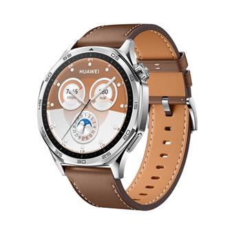 Huawei Watch GT 5/46mm/Silver/Elegant Band/Brown