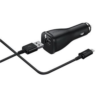 Samsung rychlonabíječka USB do auta EP-LN915UB, kabel micro USB, 2 A, černá