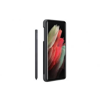Samsung Silikonový zadní kryt s perem S Pen pro S21 Ultra Black
