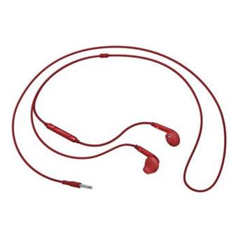 Samsung sluchátková sada stereo s ovládáním EO-EG920B, konektor 3,5 mm, červená
