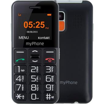 Telefon myPhone Halo Easy Senior černý