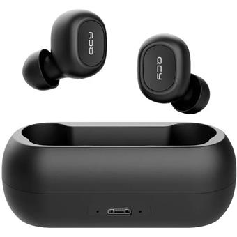 QCY T1C - bezdrátová BT sluchátka Black