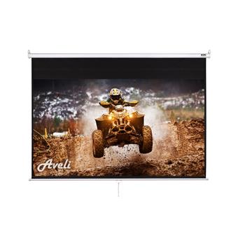 Nástěnné projekční plátno AVELI, 221x125cm (16:9) 100"