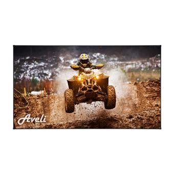 Plátno AVELI PREMIUM,pevný rám,metal,221x124(16:9) 100"