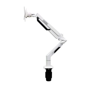 Držák na monitor DESQ s plynovou pružinou - bílý