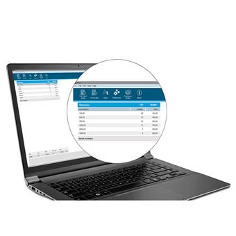 Softvér SAFESCAN MCS Počítanie peňazí