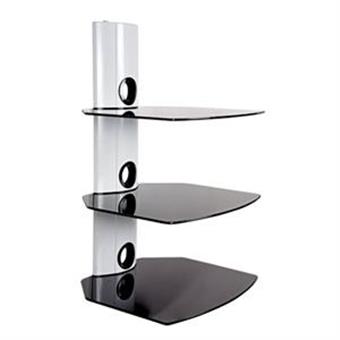 4W Police na DVD/BluRay 3xpolice hliník + sklo W/B