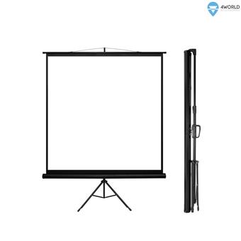 4World Projekční plátno přenosné 152x152 85" 1:1