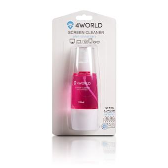 4World Čistící Gel 150ml + hadřík PINK