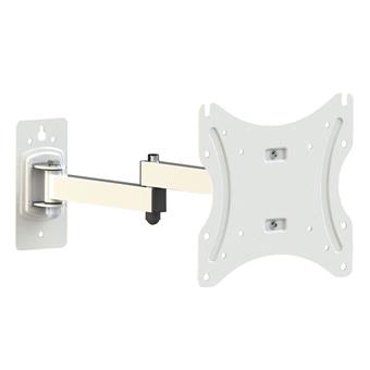 4World držák TV 14-42" otočný sklopný dvouramenný max.25kg bílý