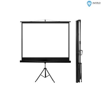 4World Projekční plátno přenosné automatické 122x92 60" 4:3