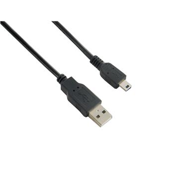 4World Kabel USB 2.0 AM-BM mini 5P 1.8m Black