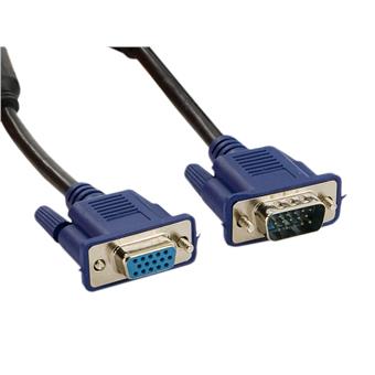 4World Kabel SVGA 15M-15F 10m Black