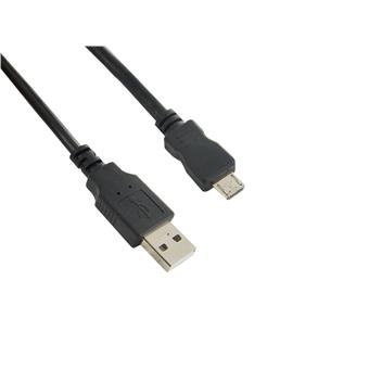 4World Kabel USB 2.0 AM-Micro BM 1.8m Black
