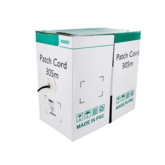 4World Patch kabel Cat5e UTP 305m drát Black