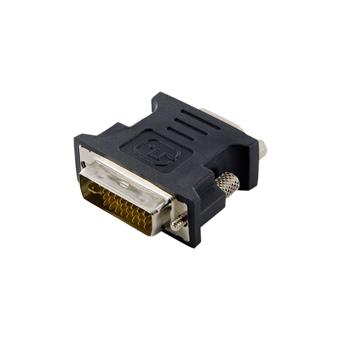 4World Adaptér DVI-I 24+5M - VGA F Black