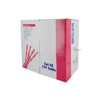 4World Patch kabel Cat5e SFTP 305m drát Gray