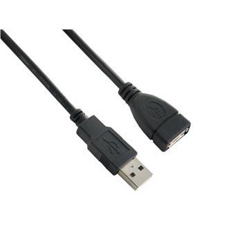 4World Kabel USB 2.0 AM-AF 5.0m Black