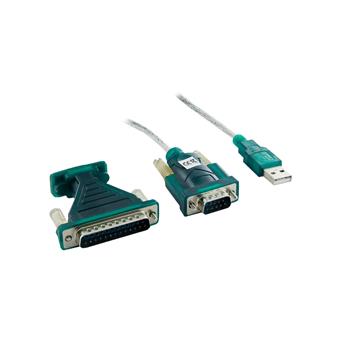 4World Adaptér USB na Serial port DB9 a DB25