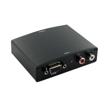 4World Převodník VGA + R/L Audio na HDMI