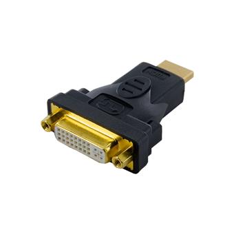 4World Adaptér HDMI M - DVI-I F 24+5 Black