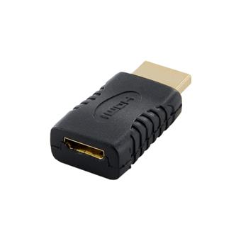 4World Adaptér HDMI M - Mini HDMI C F Black