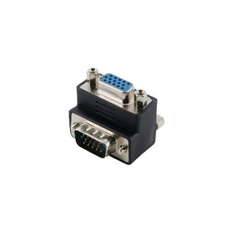4World Adaptér VGA M - VGA F Zalomený