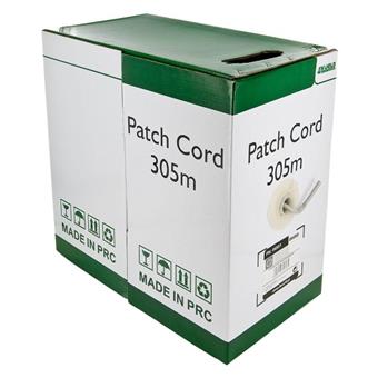 4World Patch kabel Cat5e UTP 305m drát Gray