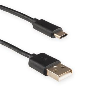 4World Kabel USB C - USB 2.0 AM 30cm Black
