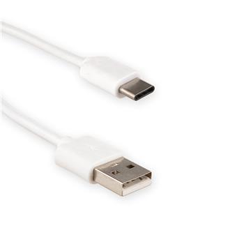 4World Kabel USB C - USB 2.0 AM 1.0m White