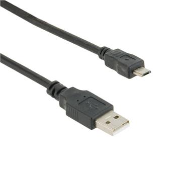 4World Datový kabel micro USB 1.8m Black