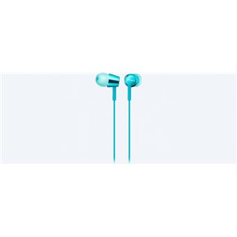 SONY sluchátka MDR-EX155AP, tyrkysové