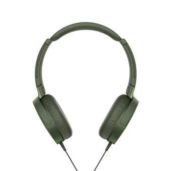 SONY Sluchátka EXTRA  BASS MDR-XB550AP,zelená