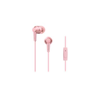Pioneer SE-C3T stylová špuntová sluchátka, mikrofon růžová