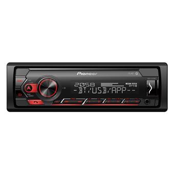 Pioneer MVH-S320BT autorádio s USB a Bluetooth červené