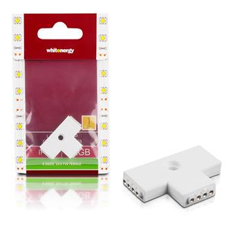 WE Spojka RGB LED pásku T 3x4PIN F 1ks