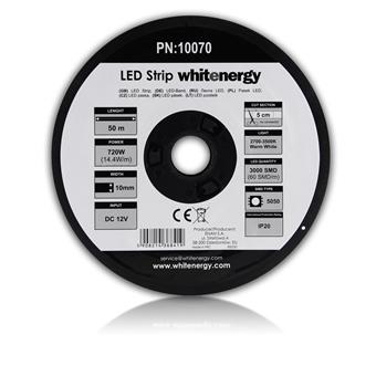 WE LED páska 50m SMD5050 14.4W/m 10mm teplá bílá