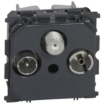 Céliane přístroj zásuvky TV+R+SAT koncové 1,5dB