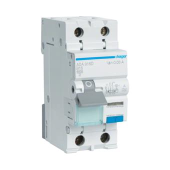 Chránič s jističem 2P (1P+N), 16 A, 30 mA, B, 6 kA