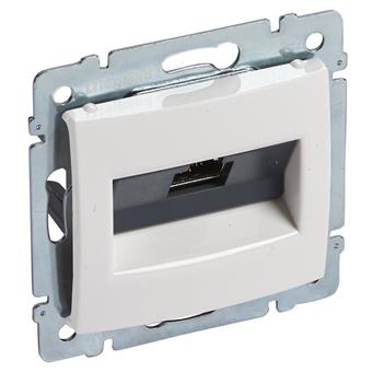 Valena zásuvka datová 1xRJ45 STP 10G bílá