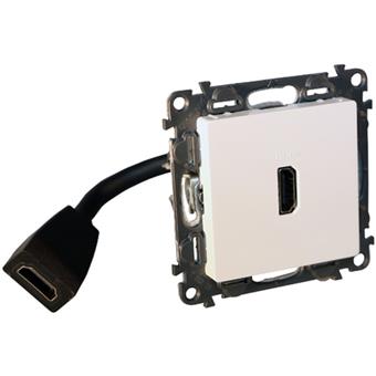 Valena Life zásuvka HDMI 1.4 4K bílá